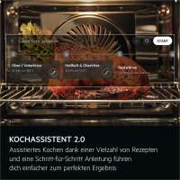 Preview: AEG BP9200T 9000 ProAssist, Einbaubackofen, WLAN-fähig, Pyrolytische Selbstreinigung, Matt Black